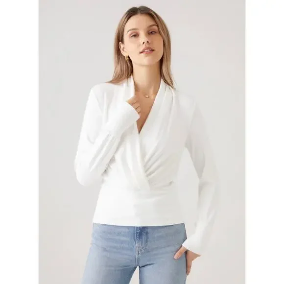 OGL Surplice Tuckable Top NWT SIZE L - Picture 5 of 7